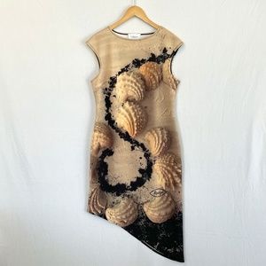 Le Galeriste La Dance des Coquillages Felicia Dress by Medge Art To Wear Size L